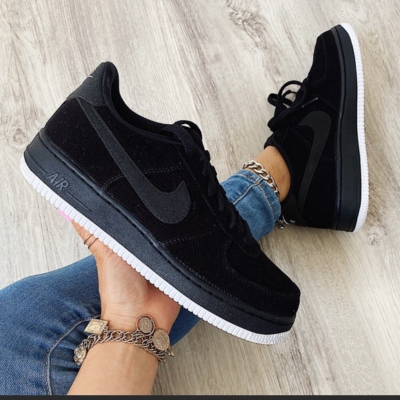 Nike Shoes - Nike Air Force 1. New in box. Corduroy black.